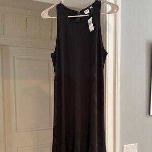 Sleeveless cotton jersey dress